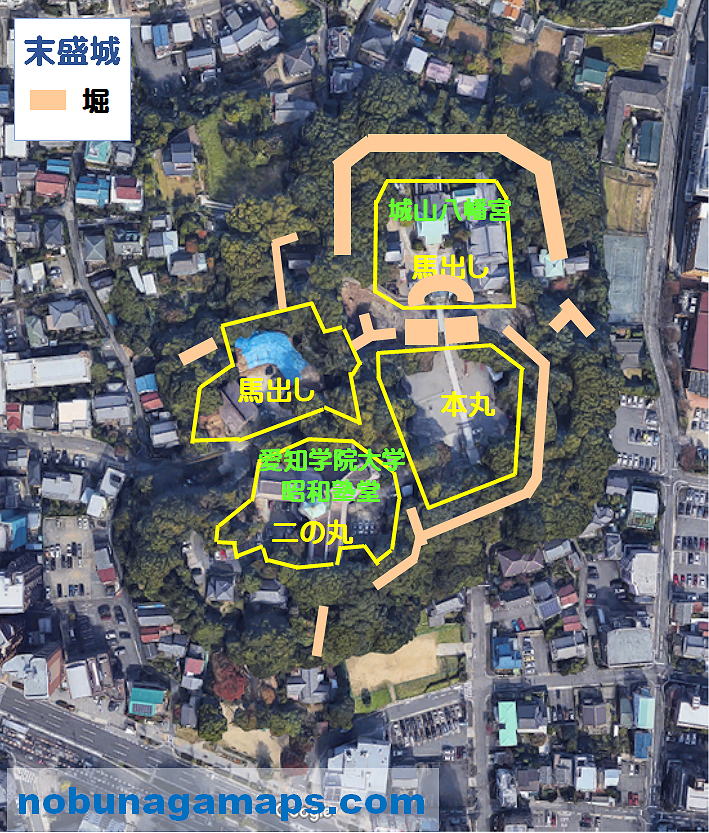 末森城 地図